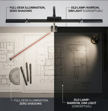 Lampe LED Anti-Fatigue Oculaire – Zéro Zone d'Ombre
