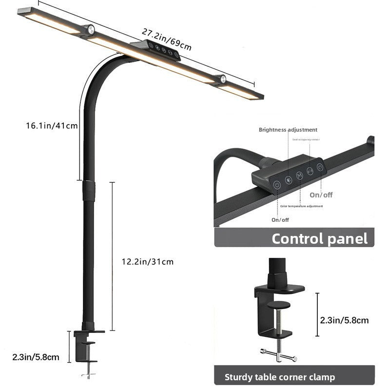 Lampe LED Anti-Fatigue Oculaire – Zéro Zone d'Ombre